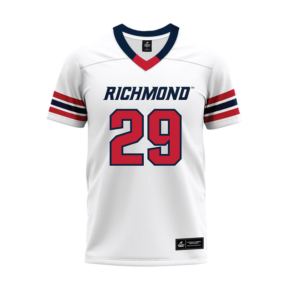 Richmond - NCAA Football : Christopher Fraser - White Premium Football Jersey