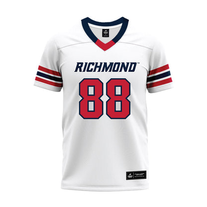 Richmond - NCAA Football : Aiden Mack - White Premium Football Jersey