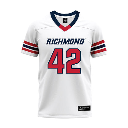 Richmond - NCAA Football : Brendan Laughlin - White Premium Football Jersey