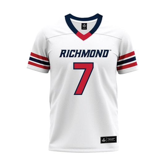 Richmond - NCAA Football : Jamaal Brown - White Premium Football Jersey