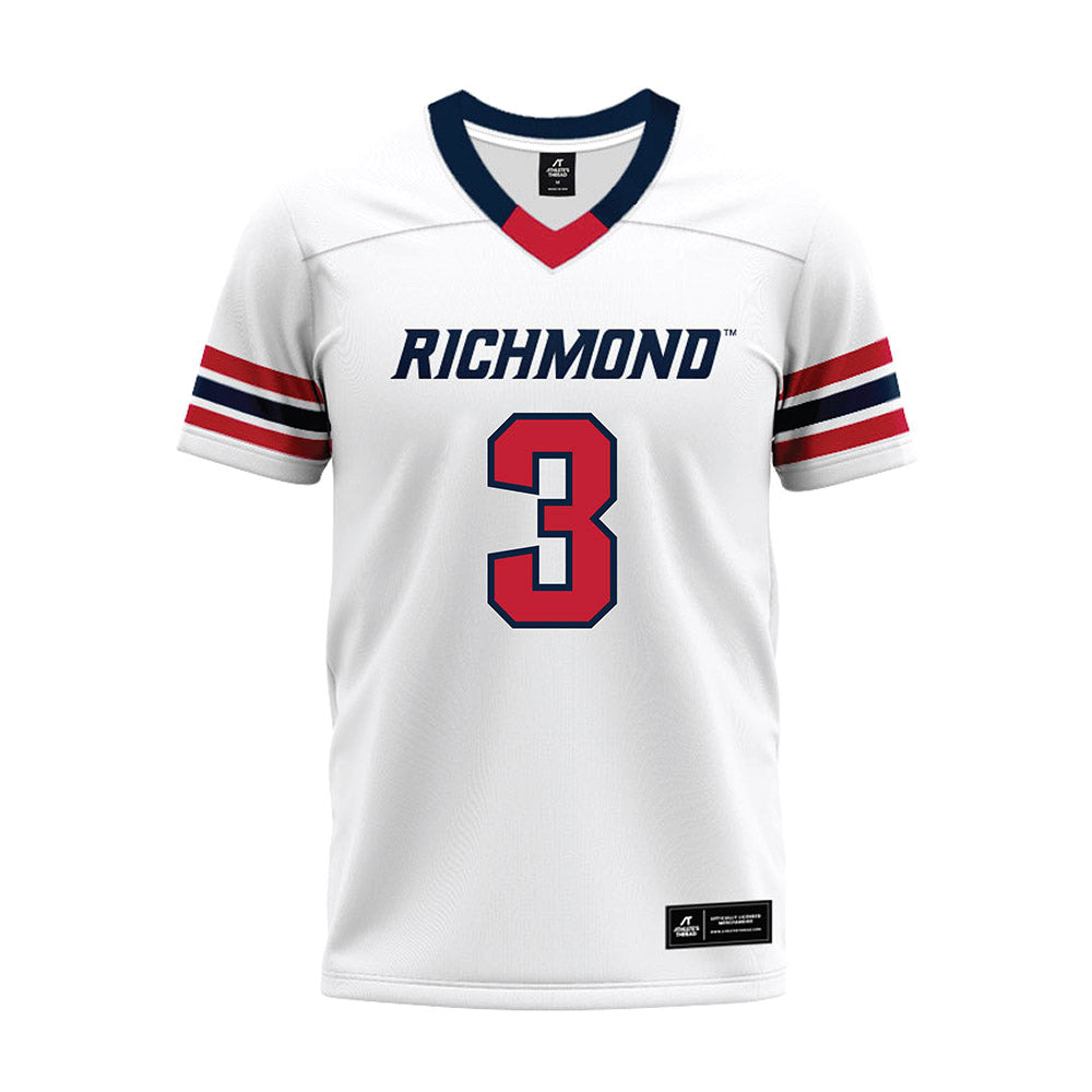 Richmond - NCAA Football : Aziz Foster-Powell - White Premium Football Jersey-0