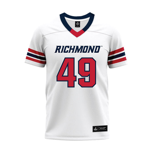 Richmond - NCAA Football : Ryan Hammoud - White Premium Football Jersey-0