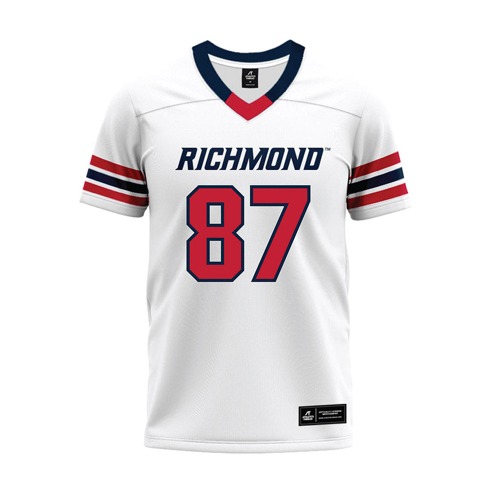 Richmond - NCAA Football : Sean Clarke - White Premium Football Jersey