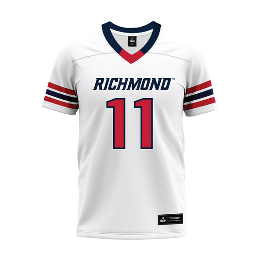 Richmond - NCAA Football : Zion Bryson - White Premium Football Jersey-0