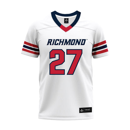 Richmond - NCAA Football : Christian Soltis - White Premium Football Jersey-0