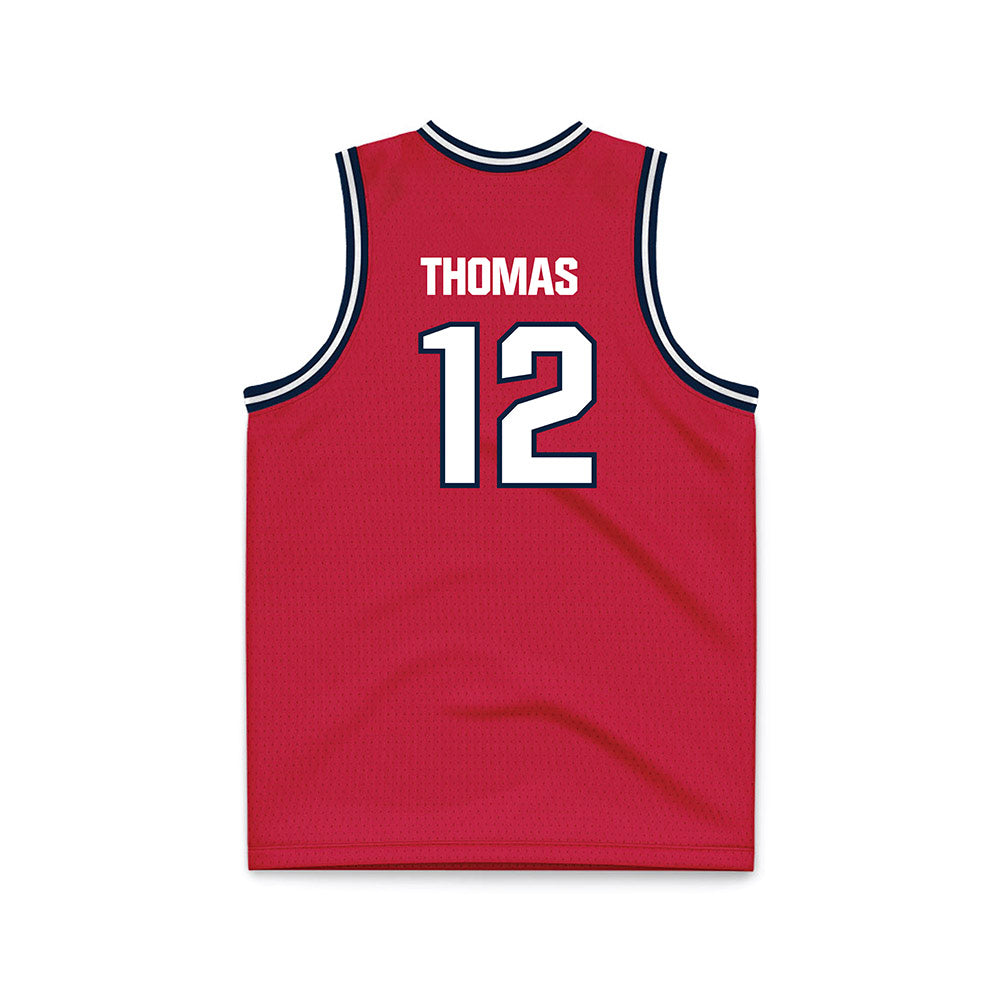 Richmond - NCAA Men's Basketball : David Thomas - Basketball Jersey-1