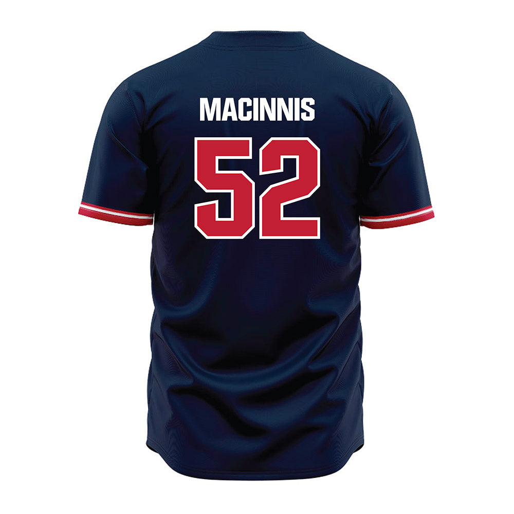 Richmond - NCAA Baseball : Spencer MacInnis - Blue Jersey-1