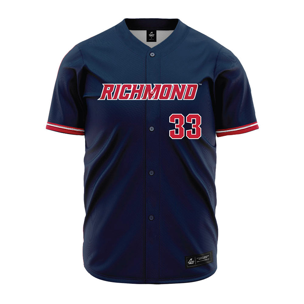 Richmond - NCAA Baseball : Aidan OKeefe - Blue Jersey-0