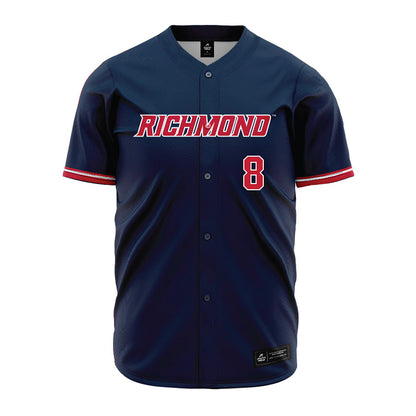 Richmond - NCAA Baseball : Chase Topolski - Blue Jersey-0