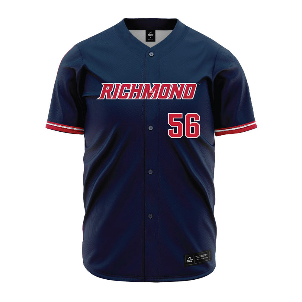 Richmond - NCAA Baseball : James Fagnant - Blue Jersey-0