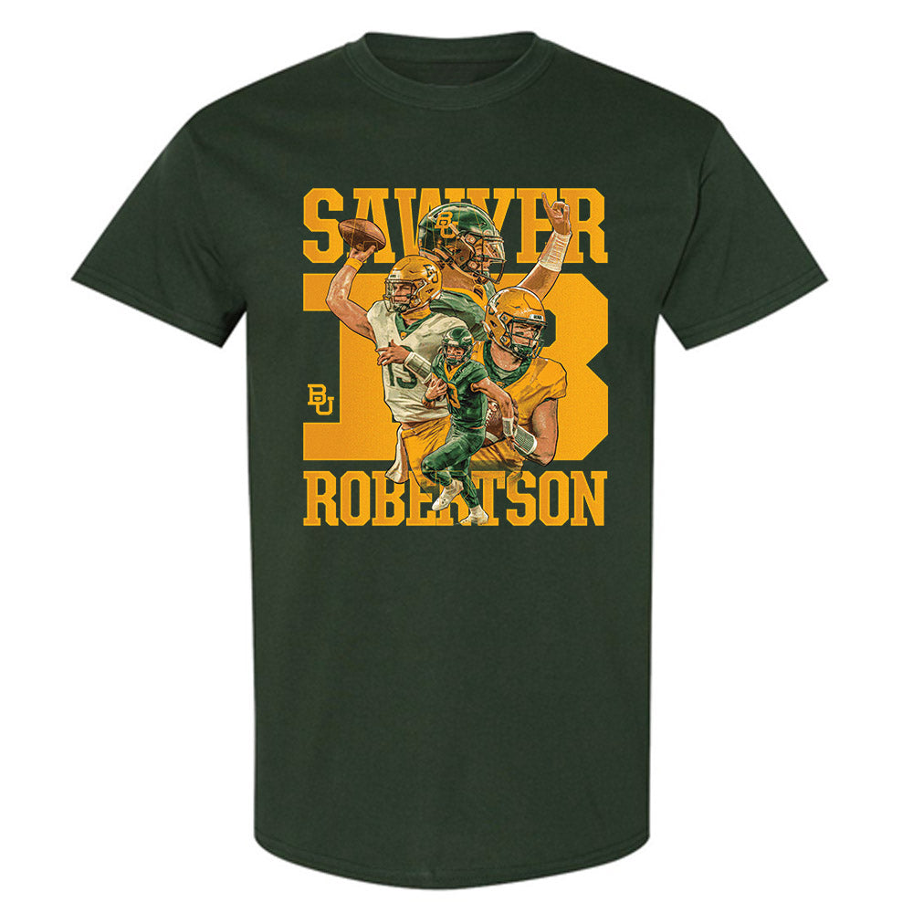 Baylor - NCAA Football : Sawyer Robertson - T-Shirt Player Collage