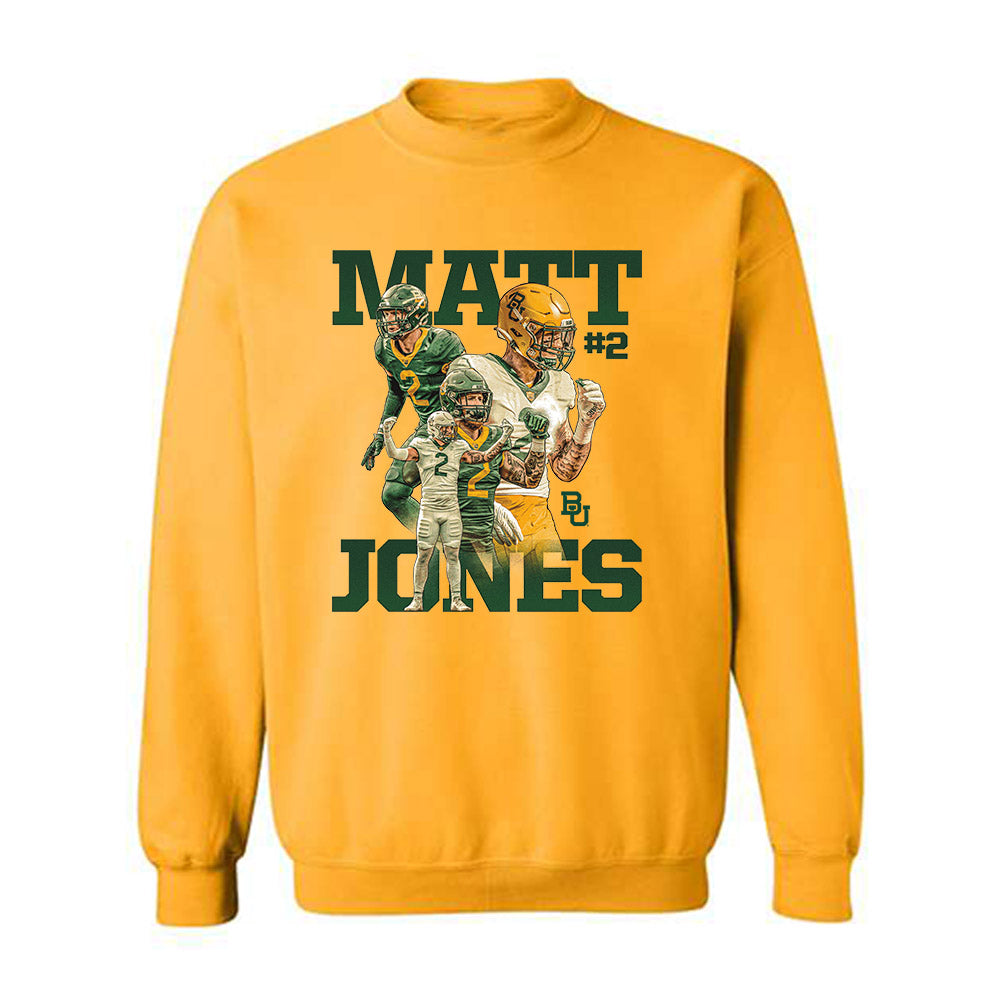 Baylor - NCAA Football : Matt M. Jones - Crewneck Sweatshirt