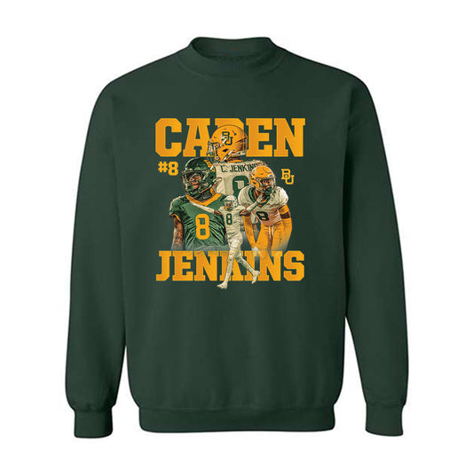 Baylor - NCAA Football : Caden Jenkins - Player collage Crewneck Sweatshirt