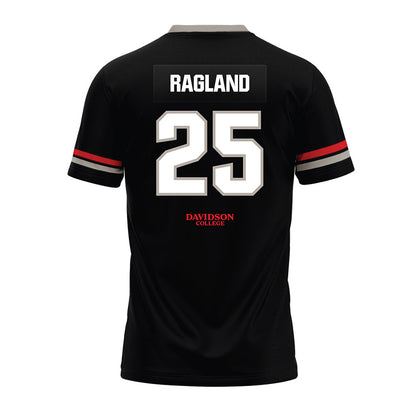 Davidson - NCAA Football : Shay Ragland - 2024 Black Premium Football Jersey-1