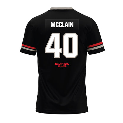 Davidson - NCAA Football : Carius McClain - 2024 Black Premium Football Jersey