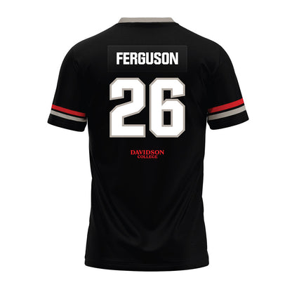 Davidson - NCAA Football : Jayden Ferguson - 2024 Black Premium Football Jersey-1