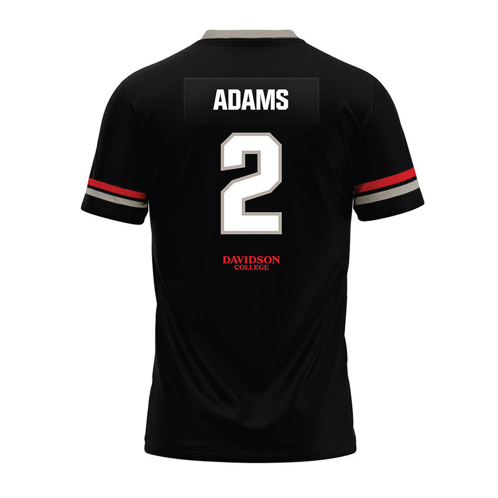 Davidson - NCAA Football : Mari Adams - 2024 Black Premium Football Jersey