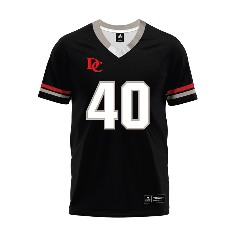 Davidson - NCAA Football : Carius McClain - 2024 Black Premium Football Jersey