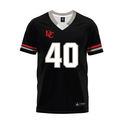 Davidson - NCAA Football : Carius McClain - 2024 Black Premium Football Jersey