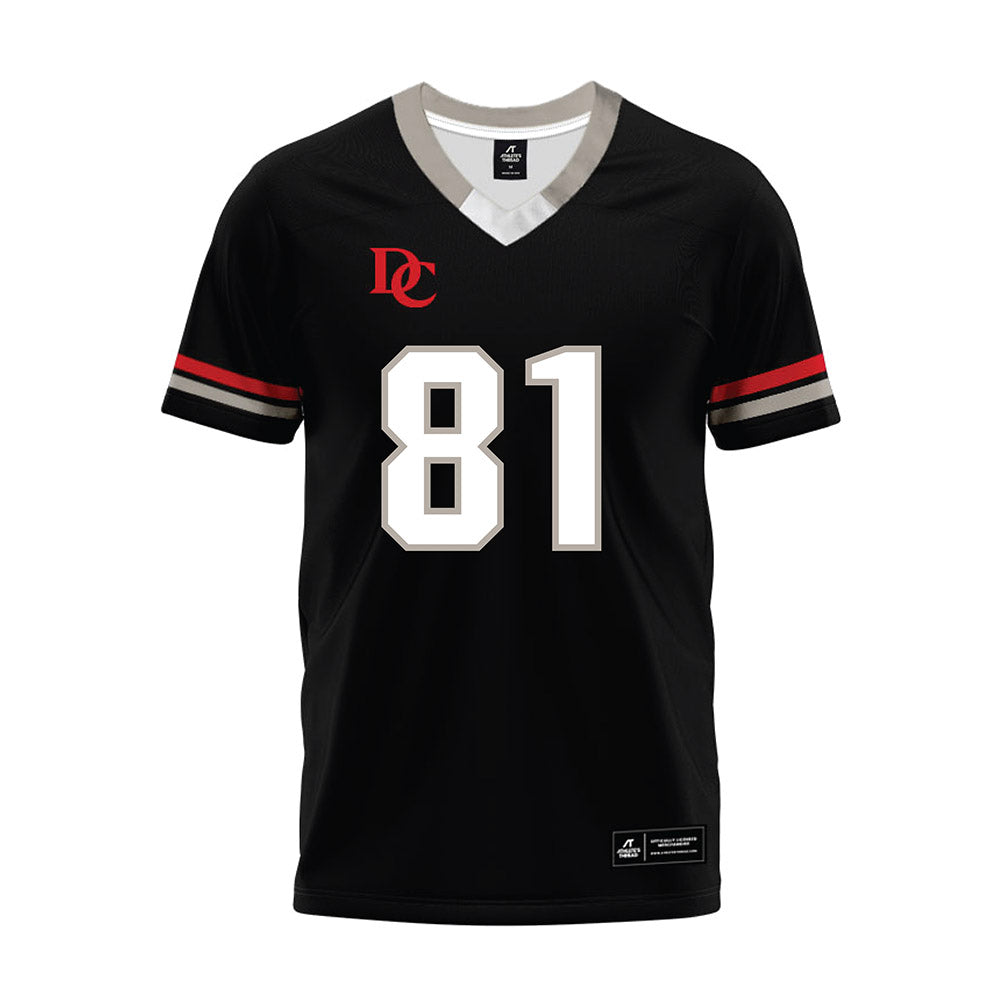 Davidson - NCAA Football : Alani Ajigbotosho - 2024 Black Premium Football Jersey