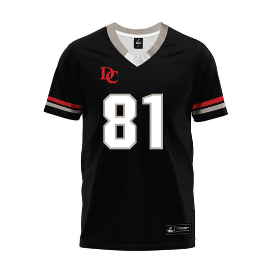 Davidson - NCAA Football : Alani Ajigbotosho - 2024 Black Premium Football Jersey
