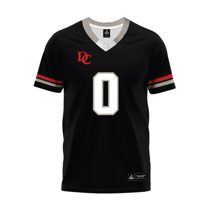 Davidson - NCAA Football : Hunter Brooks - 2024 Black Premium Football Jersey-0