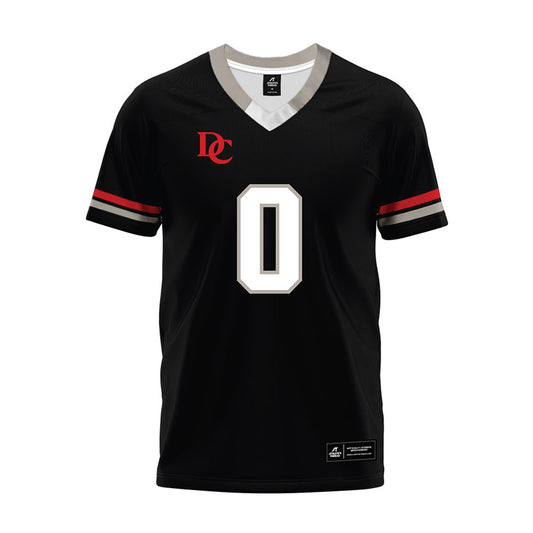 Davidson - NCAA Football : Hunter Brooks - 2024 Black Premium Football Jersey-0