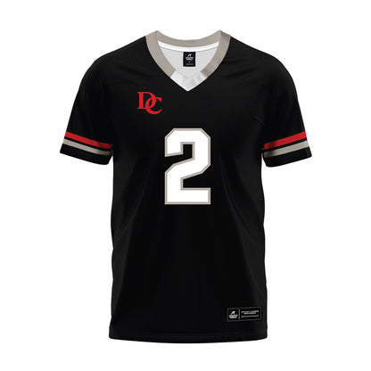 Davidson - NCAA Football : Mari Adams - 2024 Black Premium Football Jersey