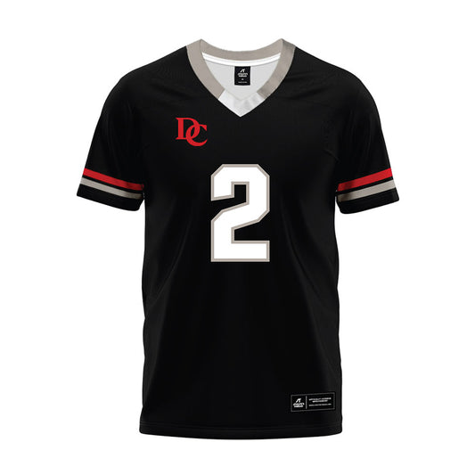 Davidson - NCAA Football : Mari Adams - 2024 Black Premium Football Jersey