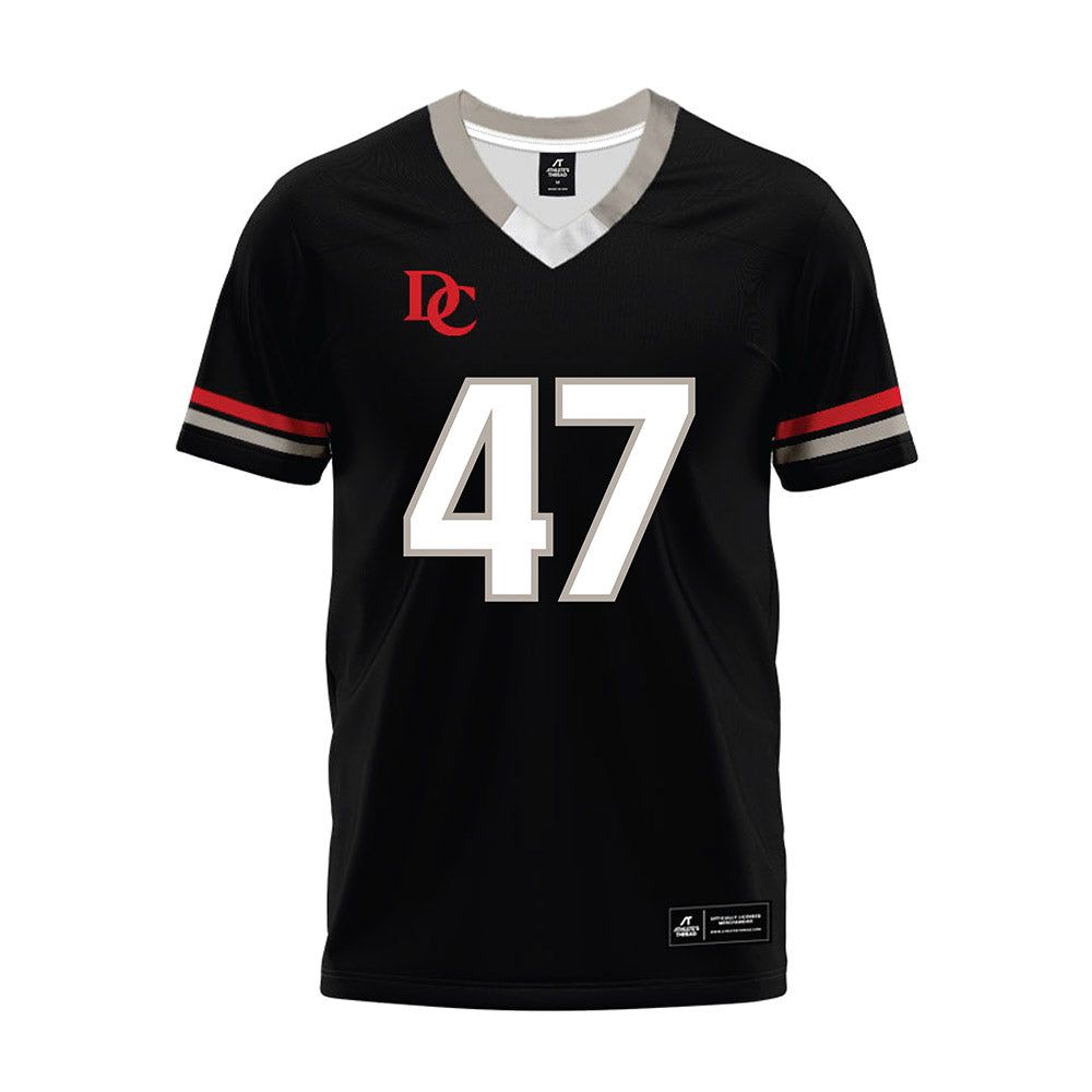 Davidson - NCAA Football : Nash Pippin - 2024 Black Premium Football Jersey-0