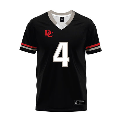 Davidson - NCAA Football : Tahir Henry - 2024 Black Premium Football Jersey