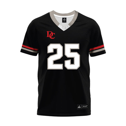 Davidson - NCAA Football : Aaron Carey - 2024 Black Premium Football Jersey