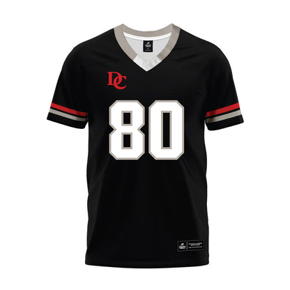 Davidson - NCAA Football : Xavier Vela - 2024 Black Premium Football Jersey-0