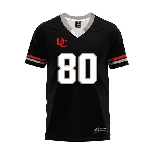 Davidson - NCAA Football : Xavier Vela - 2024 Black Premium Football Jersey-0