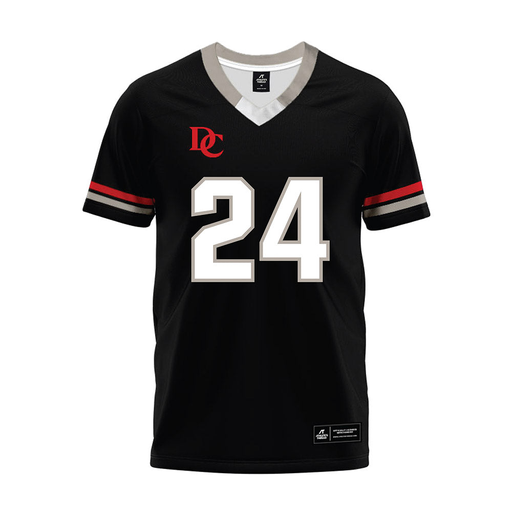 Davidson - NCAA Football : Brodey Berg - 2024 Black Premium Football Jersey-0