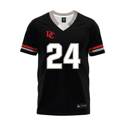 Davidson - NCAA Football : Brodey Berg - 2024 Black Premium Football Jersey-0