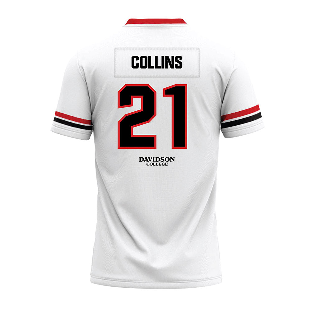 Davidson - NCAA Football : Caiden Collins - 2024 White Premium Football Jersey-1