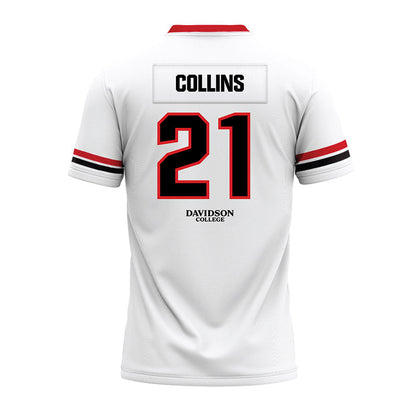 Davidson - NCAA Football : Caiden Collins - 2024 White Premium Football Jersey-1