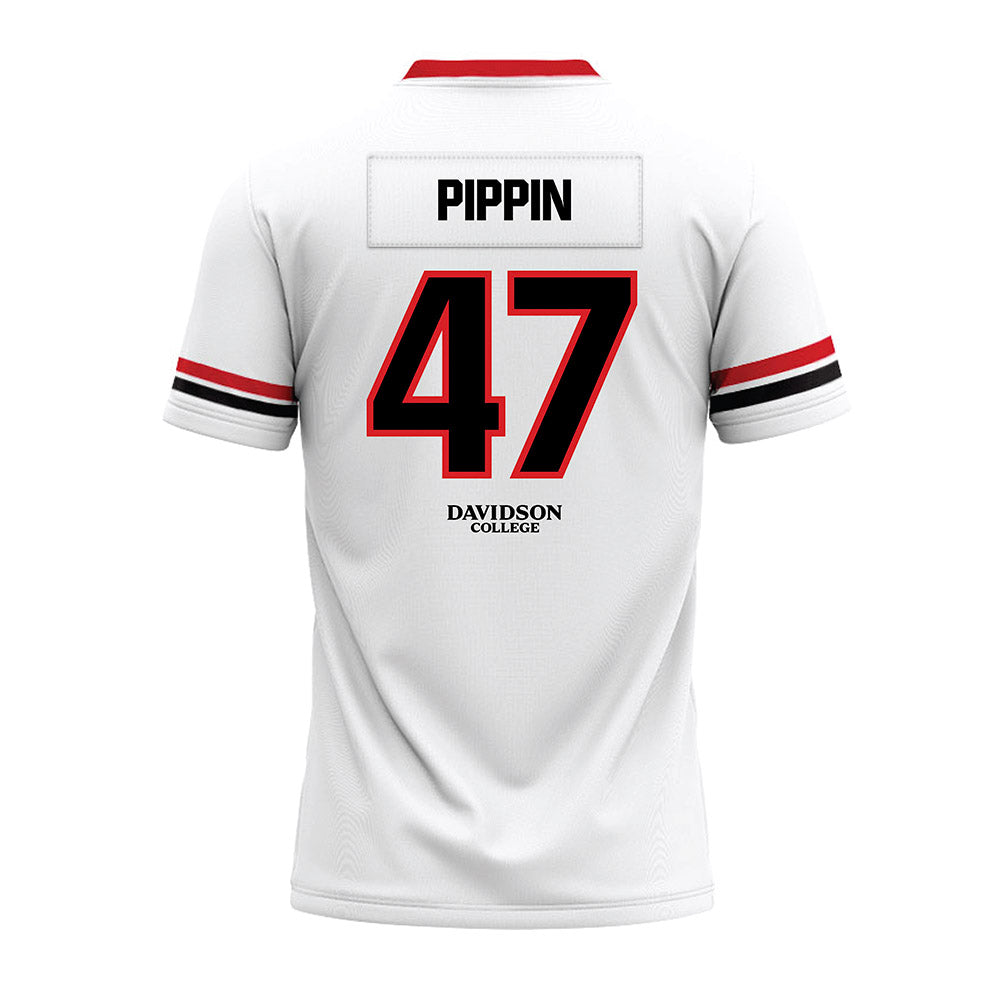 Davidson - NCAA Football : Nash Pippin - 2024 White Premium Football Jersey-1