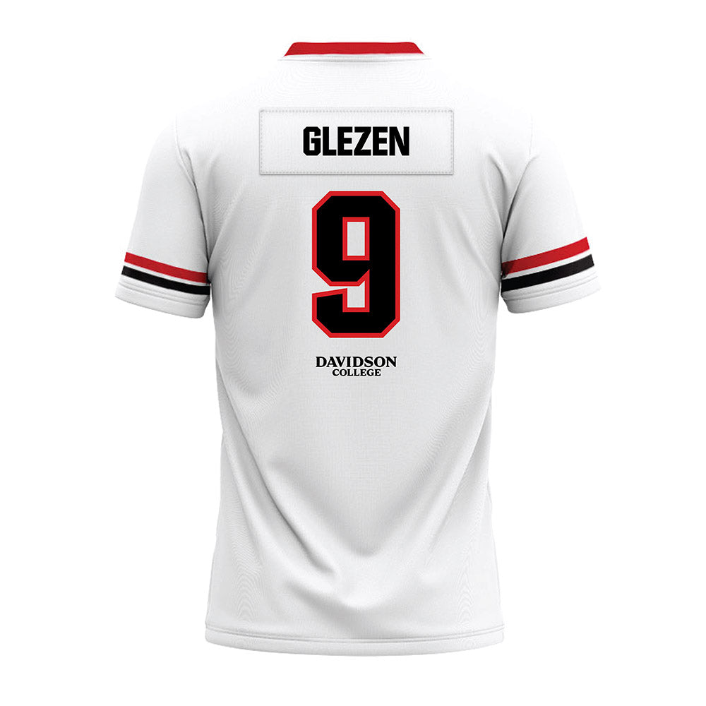 Davidson - NCAA Football : Landon Glezen - 2024 White Premium Football Jersey-1