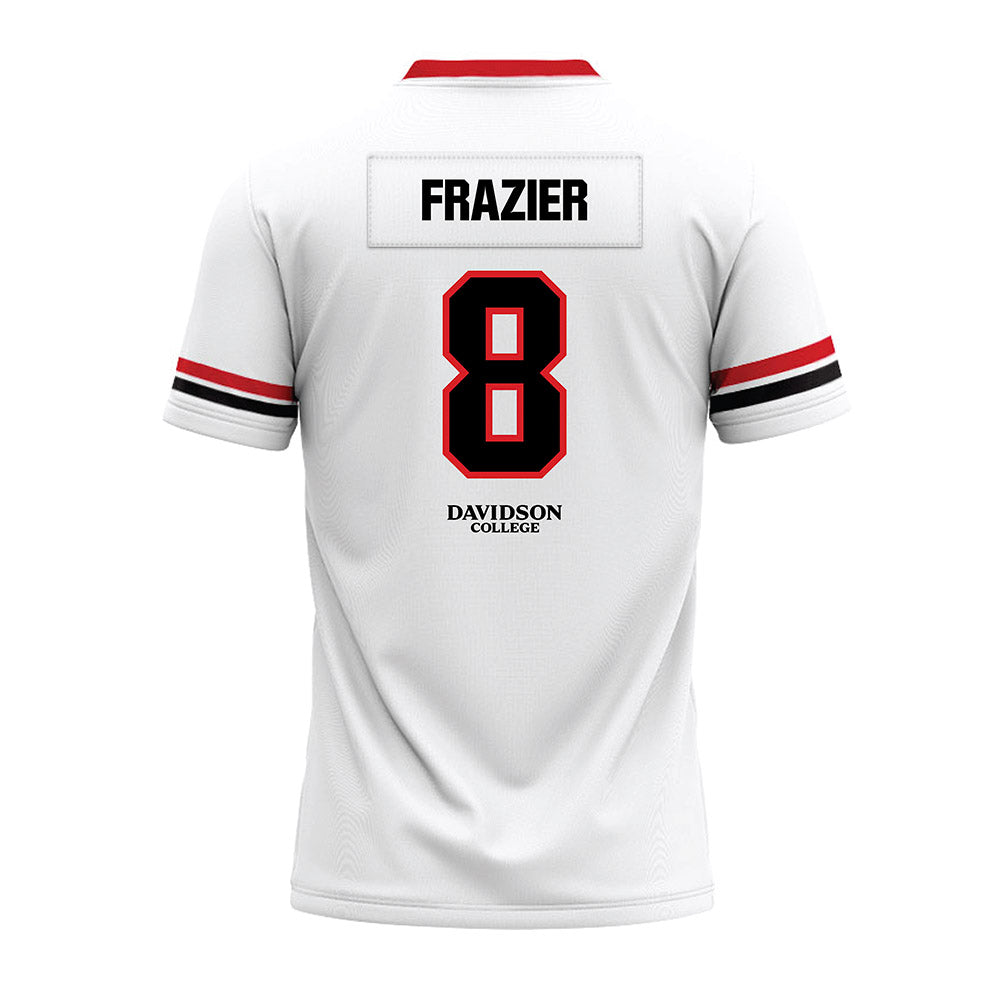 Davidson - NCAA Football : Andrew Frazier - 2024 White Premium Football Jersey
