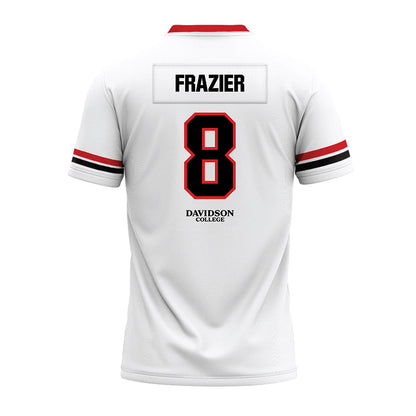 Davidson - NCAA Football : Andrew Frazier - 2024 White Premium Football Jersey