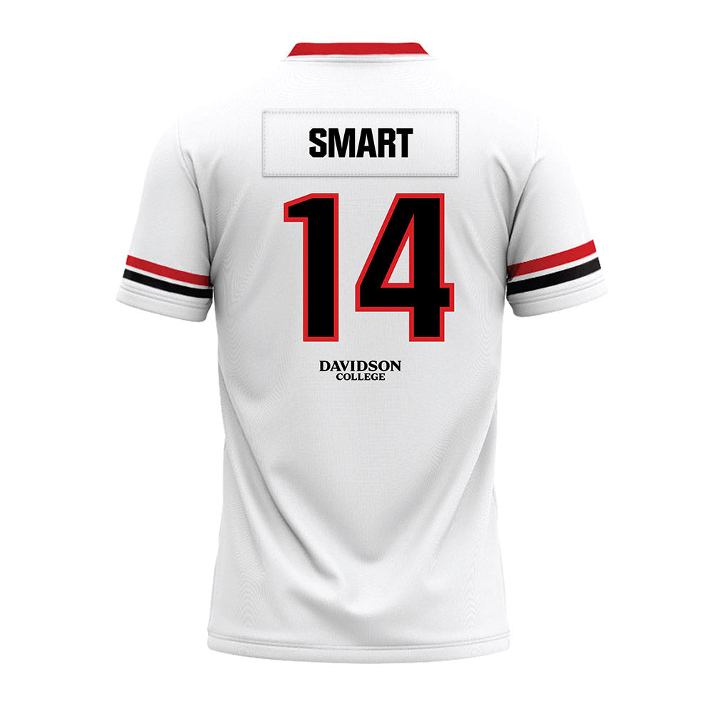 Davidson - NCAA Football : Landon Smart - 2024 White Premium Football Jersey