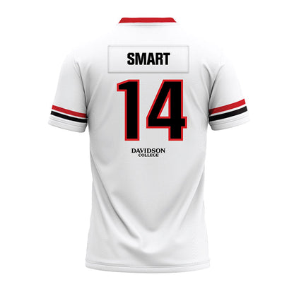 Davidson - NCAA Football : Landon Smart - 2024 White Premium Football Jersey