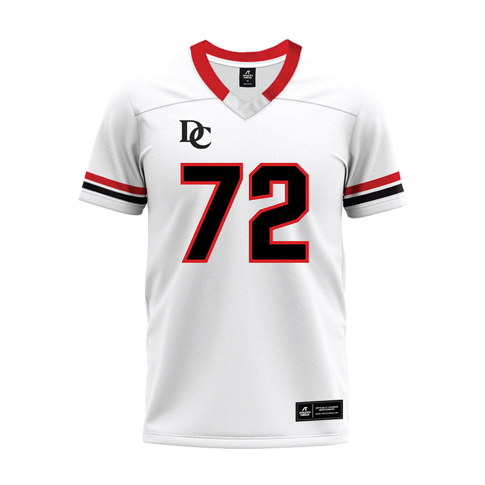 Davidson - NCAA Football : Liam Turner - 2024 White Premium Football Jersey