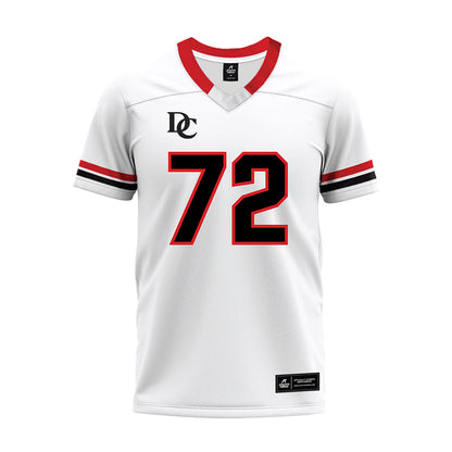 Davidson - NCAA Football : Liam Turner - 2024 White Premium Football Jersey