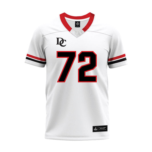 Davidson - NCAA Football : Liam Turner - 2024 White Premium Football Jersey