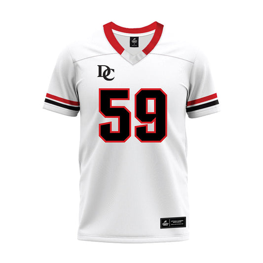 Davidson - NCAA Football : Danzel Chukwuemeka - 2024 White Premium Football Jersey-0