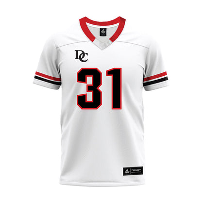 Davidson - NCAA Football : Michael Leonard - 2024 White Premium Football Jersey