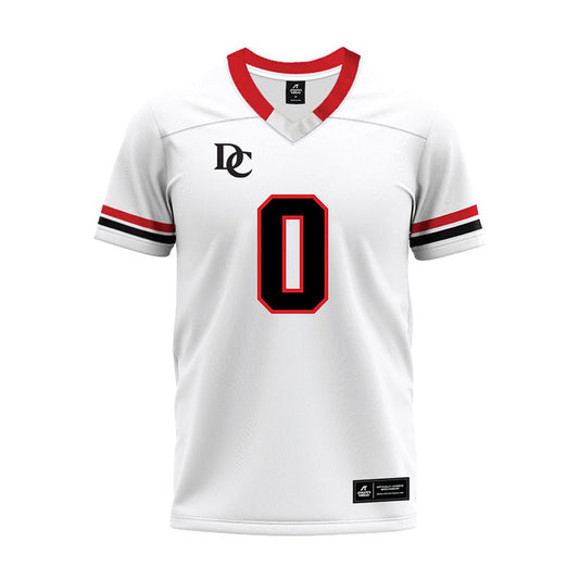 Davidson - NCAA Football : Hunter Brooks - 2024 White Premium Football Jersey-0